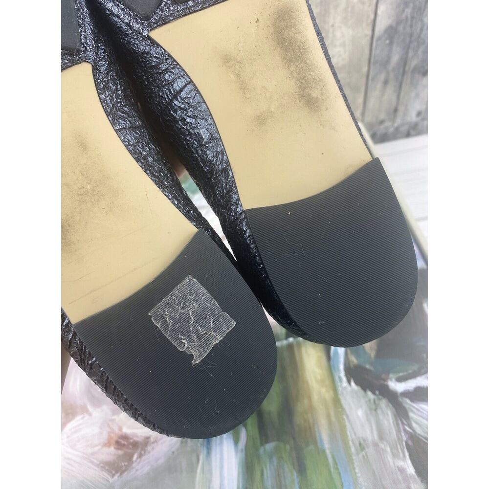 Tory Burch Laila Ballet Flat in Blue Metallic Size 11 - Picture 8 of 11